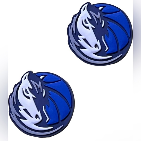 CROCS Other - Sports Croc Charms Dallas Mavericks Basketball Shoe Charm Set 2 pieces